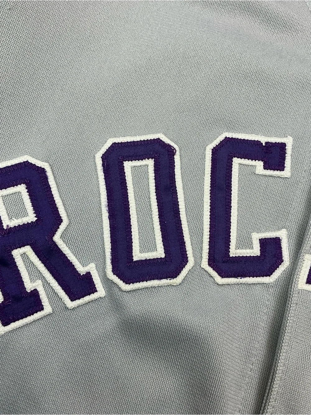 Vintage Colorado Rockies MLB Rawlings purple and gray #23 fan jersey